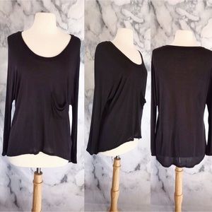 Blue Life Long Sleeve Pocket Jersey Dolman Tee